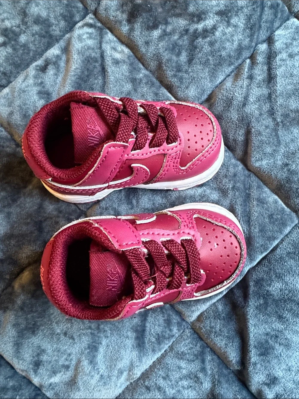 Nike Kids Pink Velcro Sneakers